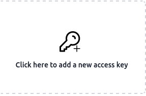 Click on new access key